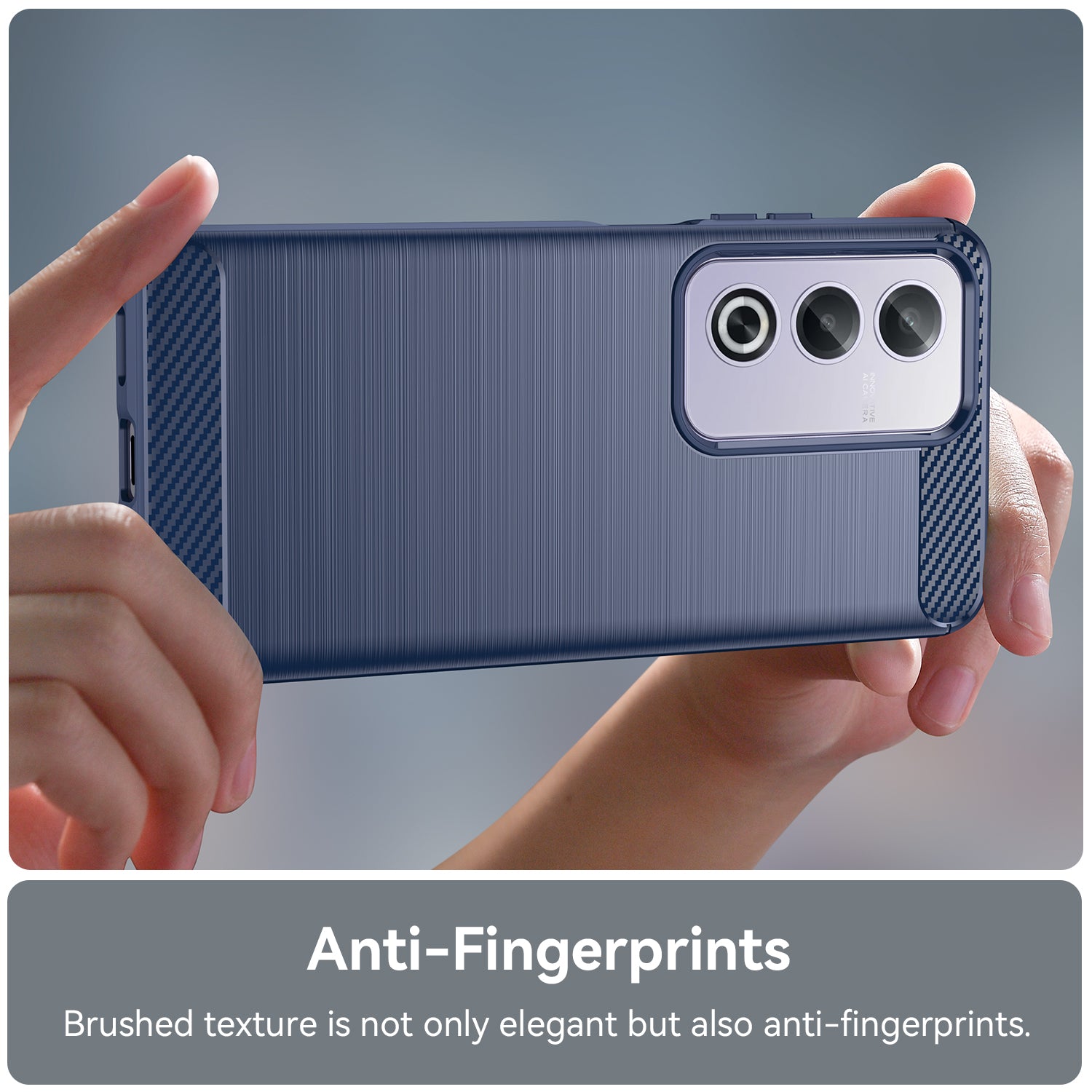 Oppo A80 5G Carbon Fibre Case [Navy]