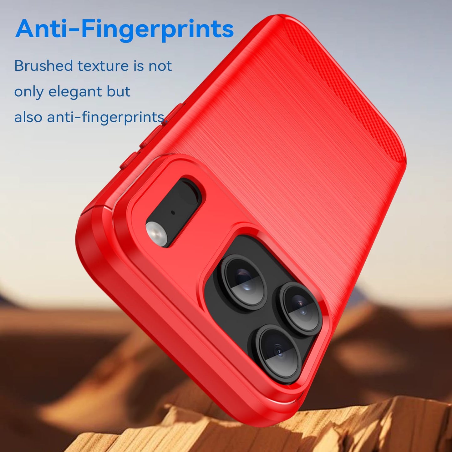 Iphone 17 Pro Carbon Fibre Case [Red]