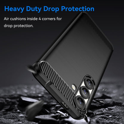 Galaxy S25 Carbon Fibre Case [Black]