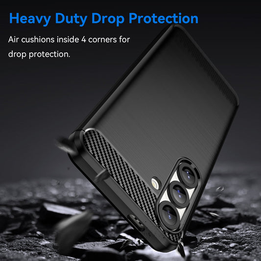 Galaxy S25 Carbon Fibre Case [Black]