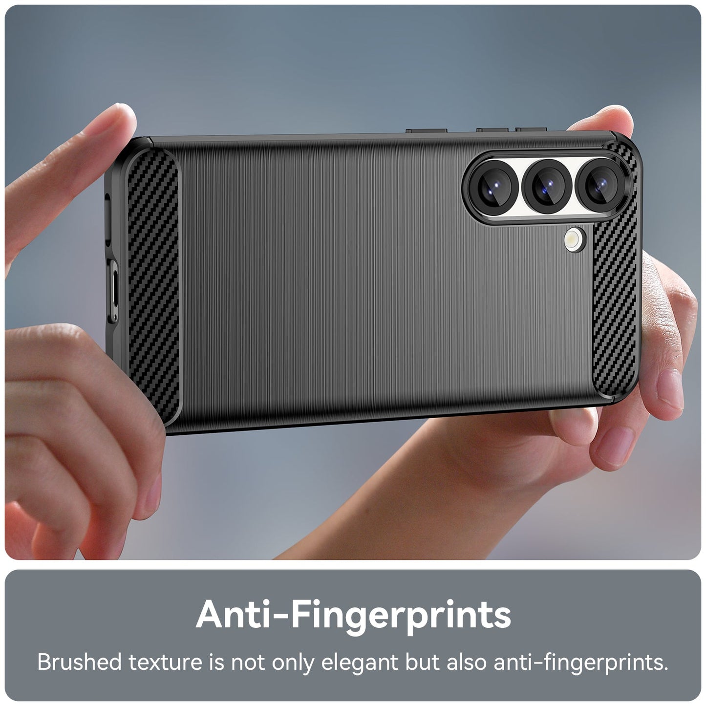 Galaxy S25 Carbon Fibre Case [Black]