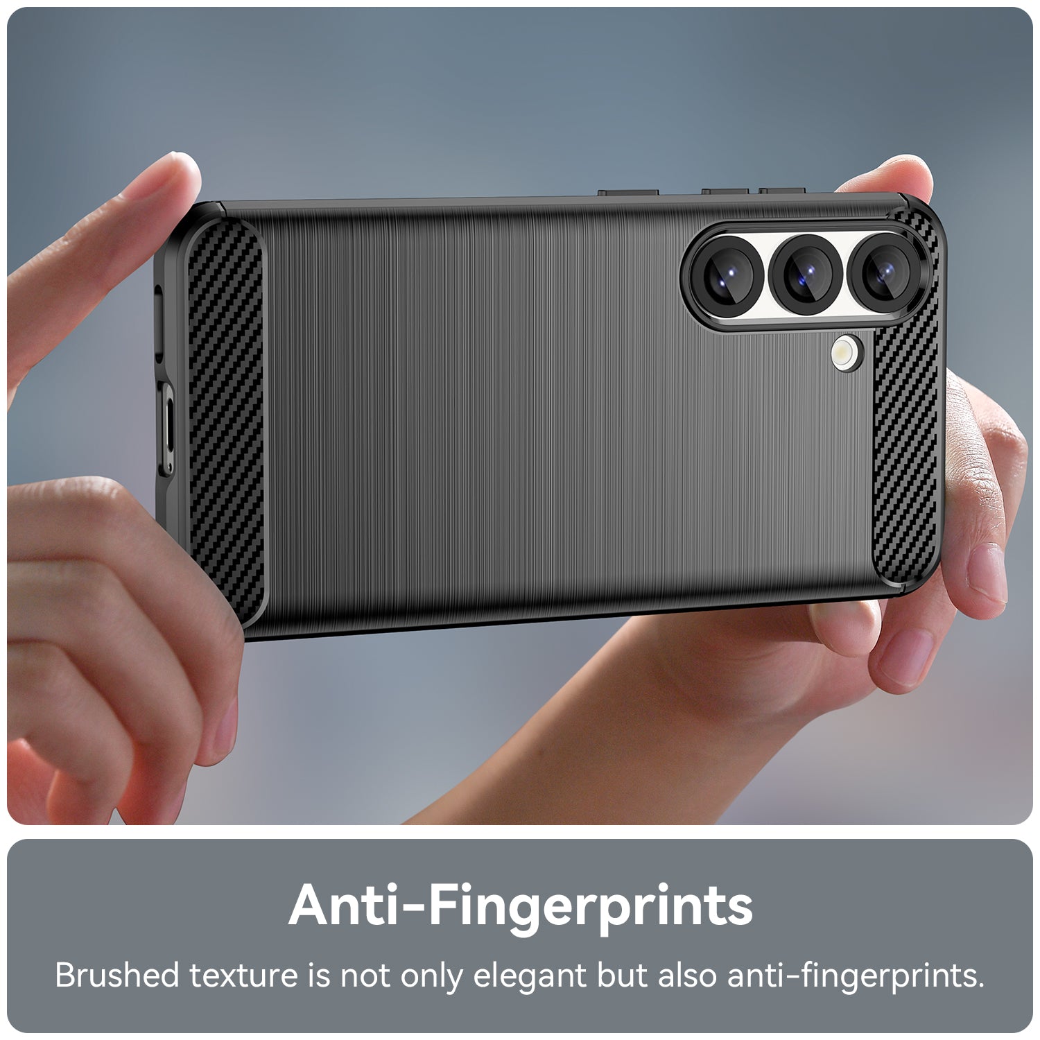 Galaxy S25 Carbon Fibre Case [Black]
