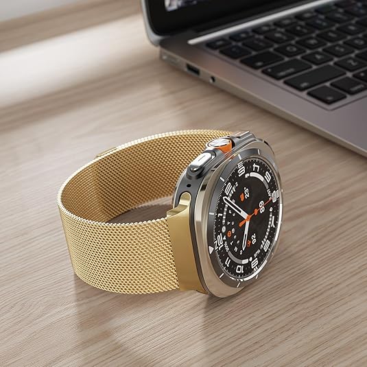 Samsung Galaxy Watch Ultra 47Mm Milanese Loop Strap [Gold]