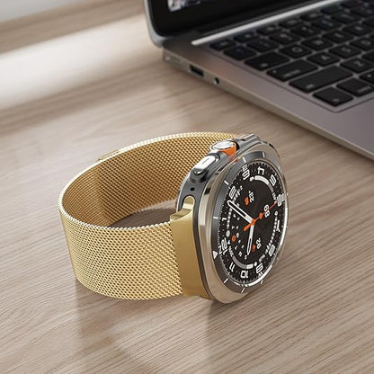 Samsung Galaxy Watch Ultra 47Mm Milanese Loop Strap [Gold]