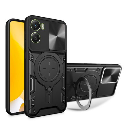 Moto G06 Ring Kickstand Case [Black]