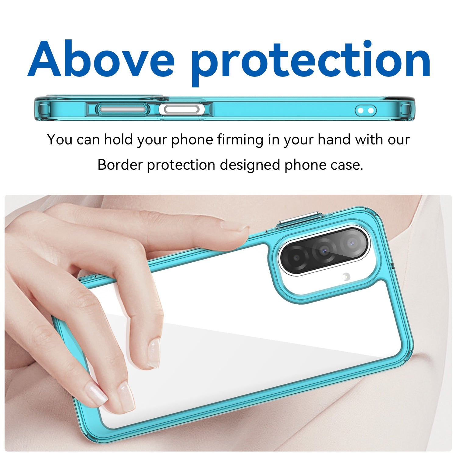 Samsung Galaxy A17 5G Soft Gel Case [Clear Blue]