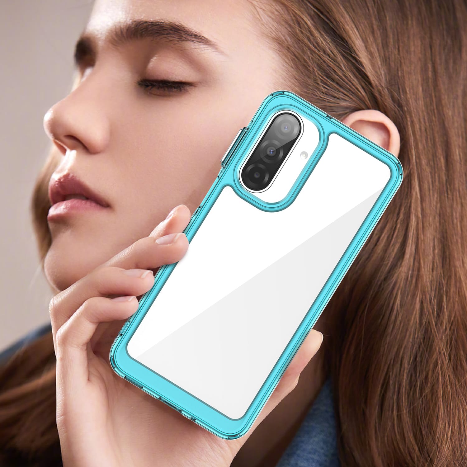 Samsung Galaxy A17 5G Soft Gel Case [Clear Blue]