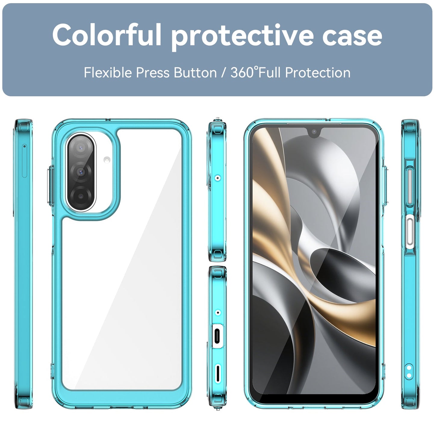 Samsung Galaxy A17 5G Soft Gel Case [Clear Blue]