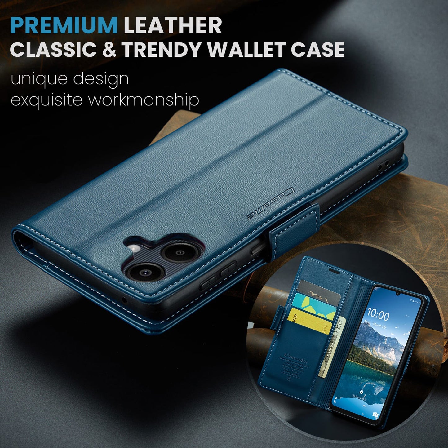 Samsung Galaxy A07 Pu Wallet Case [Navy]