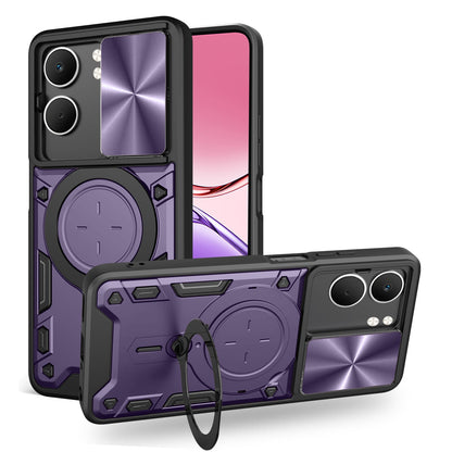Oppo A5x Ring Kickstand Case [Purple]
