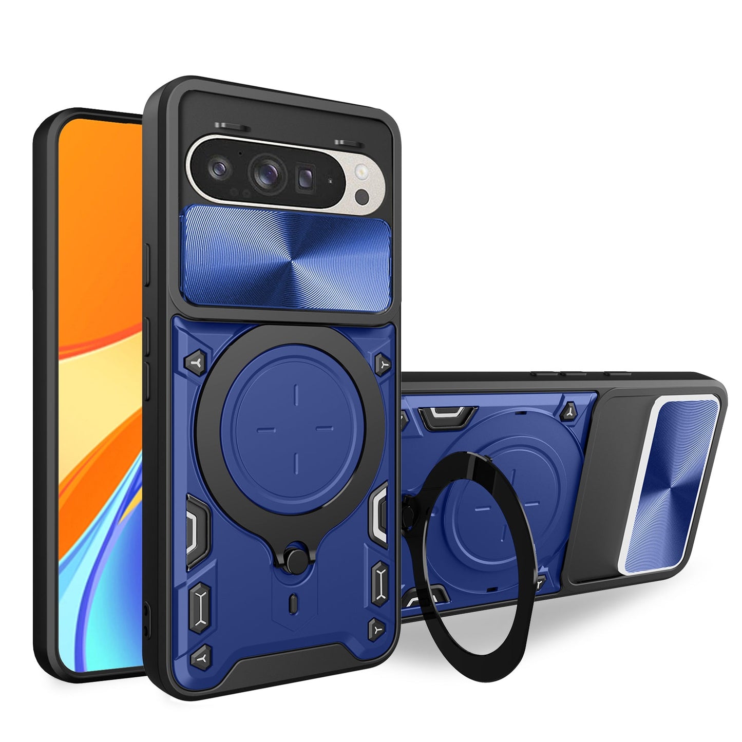 Google Pixel 10 Ring Kickstand Case [Navy]