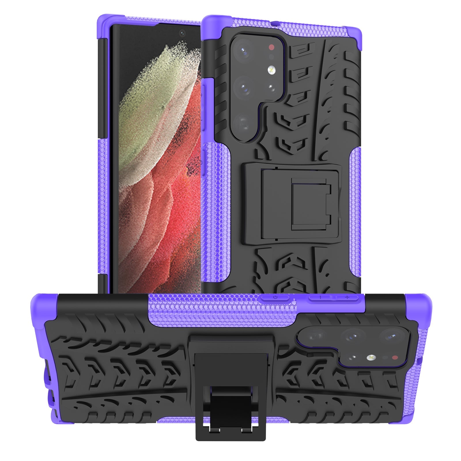 Galaxy S22 Ultra Heavy Duty Case [Purple]