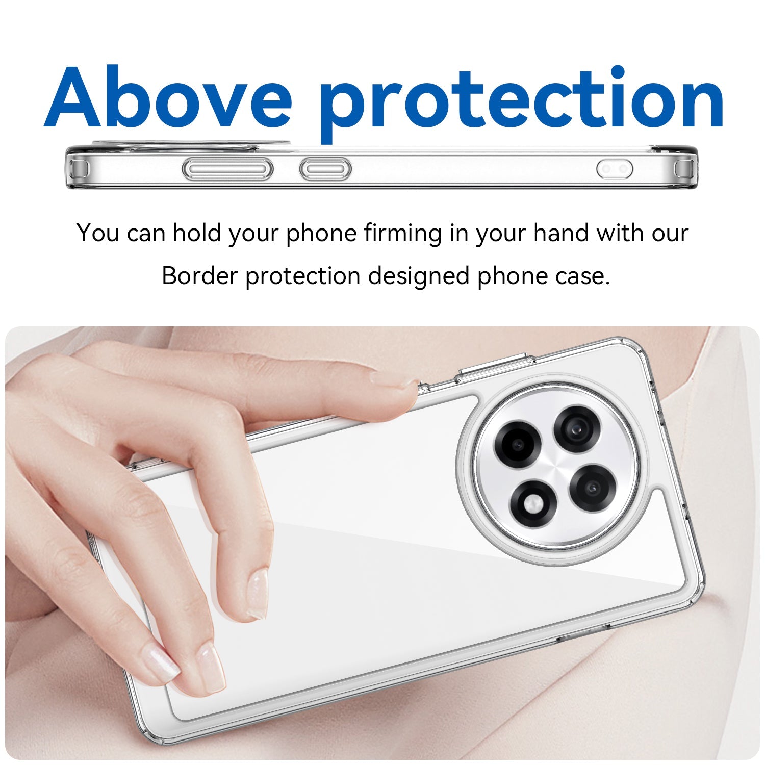 Oneplus 13R 5G Soft Gel Case [Clear]
