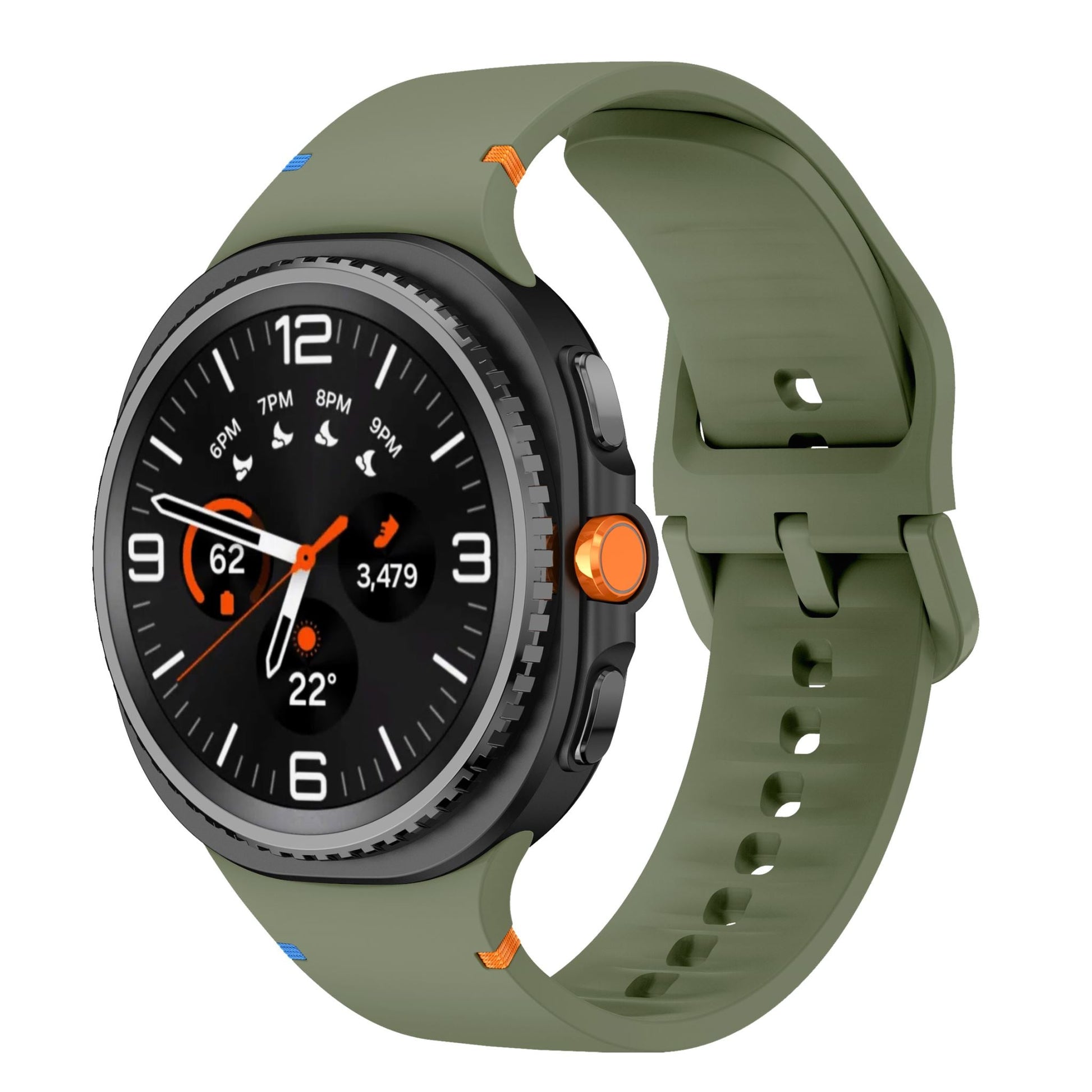 Samsung Galaxy Watch 8 Silicone Strap [Olive Green]