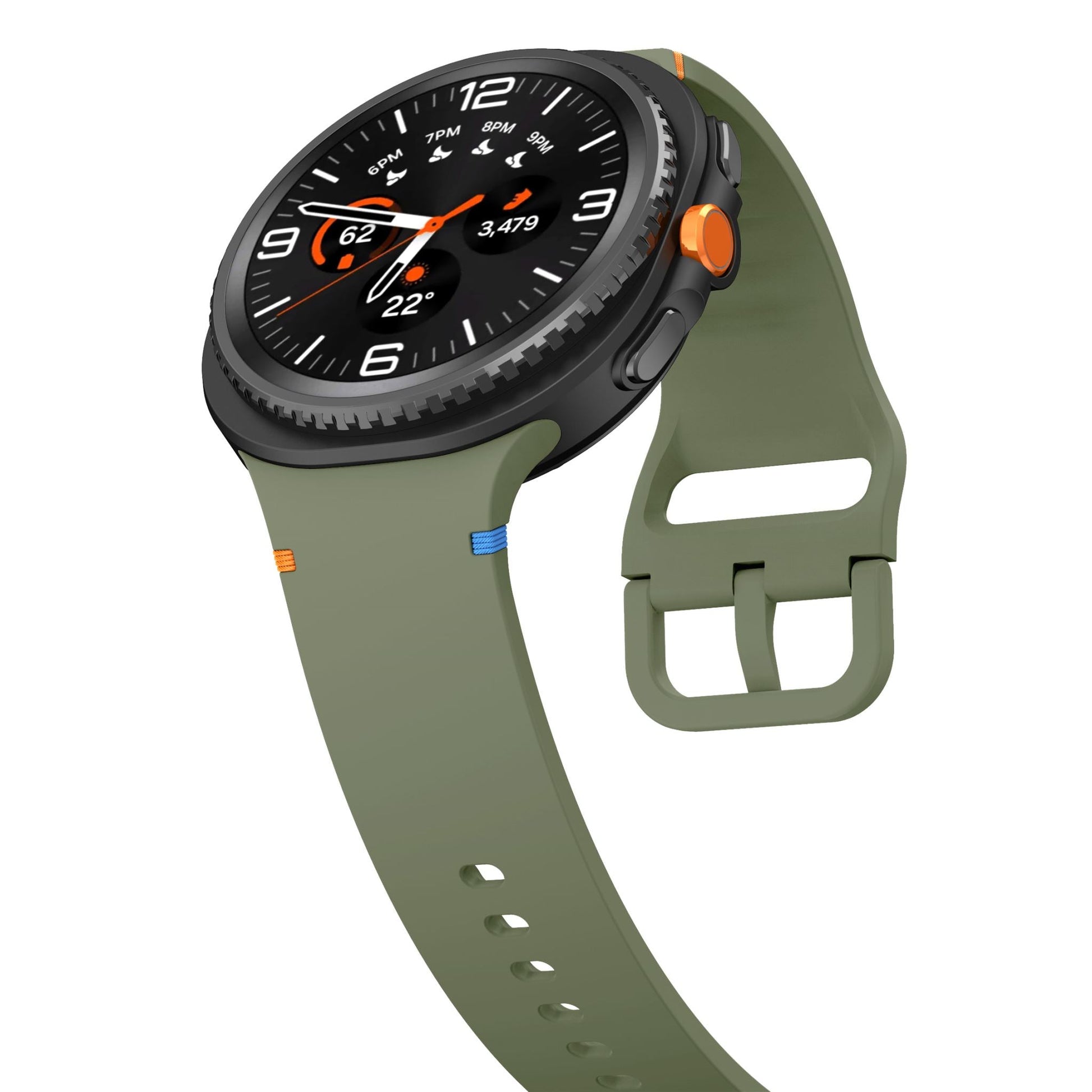 Samsung Galaxy Watch 8 Silicone Strap [Olive Green]