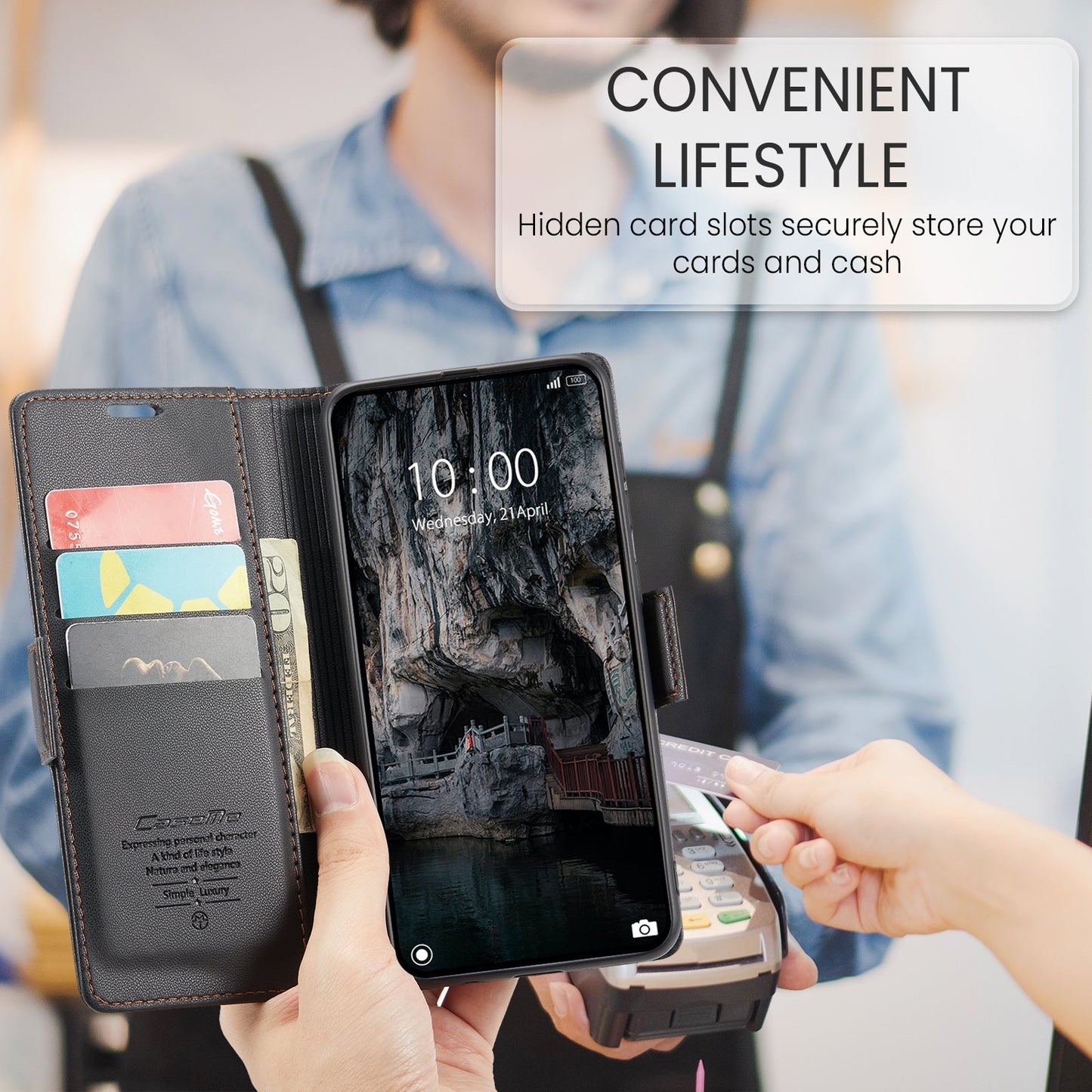 Xiaomi 15t Pro Pu Wallet Case [Black]