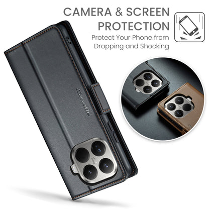 Xiaomi 15t Pro Pu Wallet Case [Black]