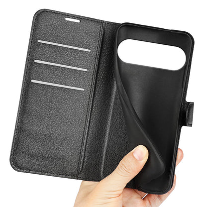Google Pixel 10 Pu Wallet Case [Black]