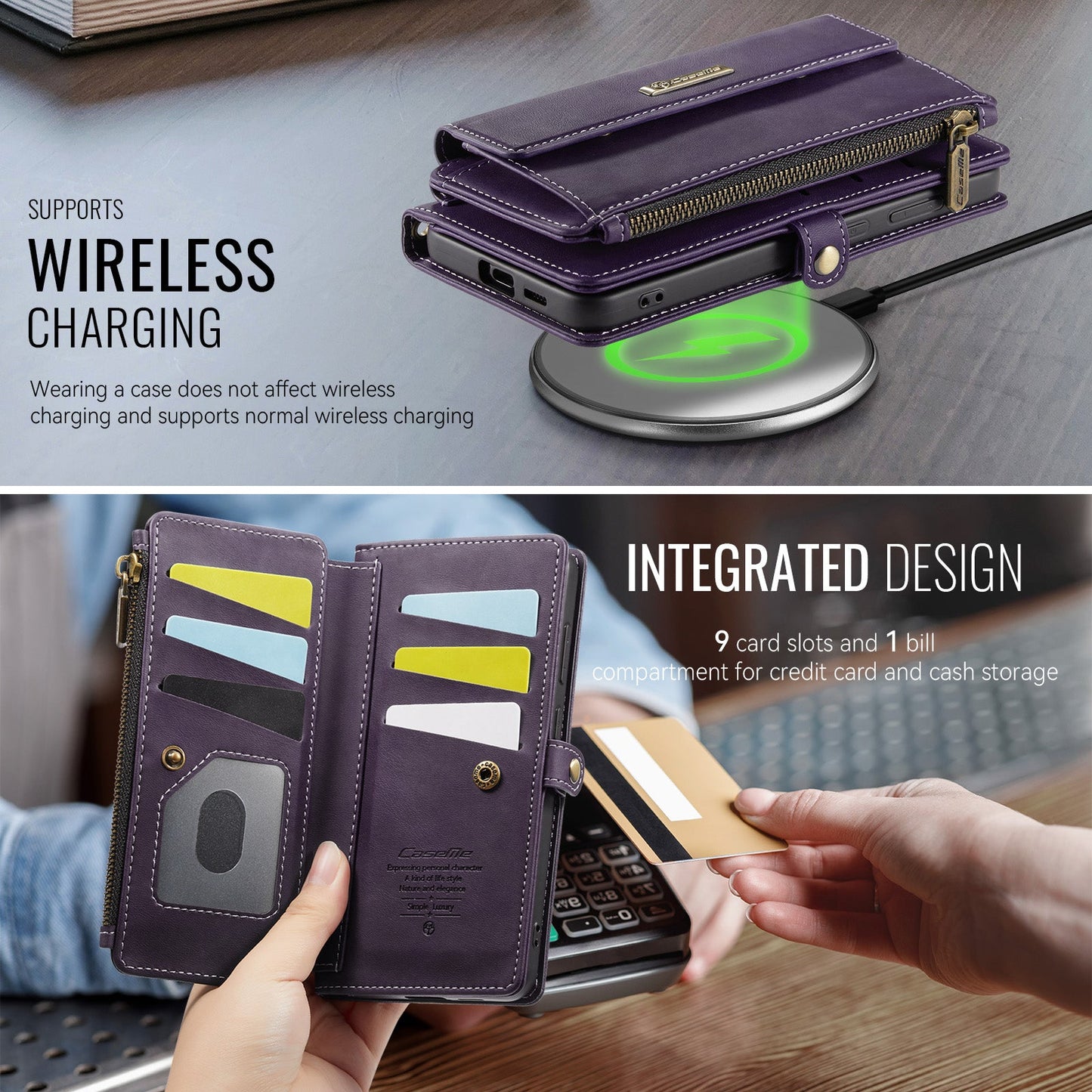 Samsung Galaxy S23 Plus Crossbody Wallet [Purple]