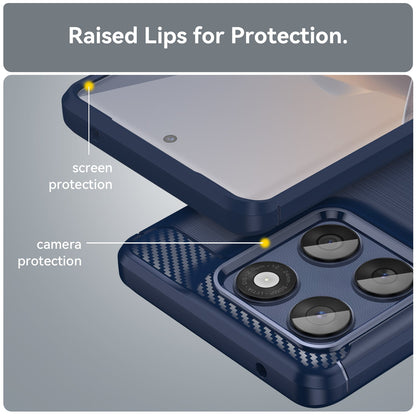 Moto Edge 60 Fusion Carbon Fibre Case [Navy]
