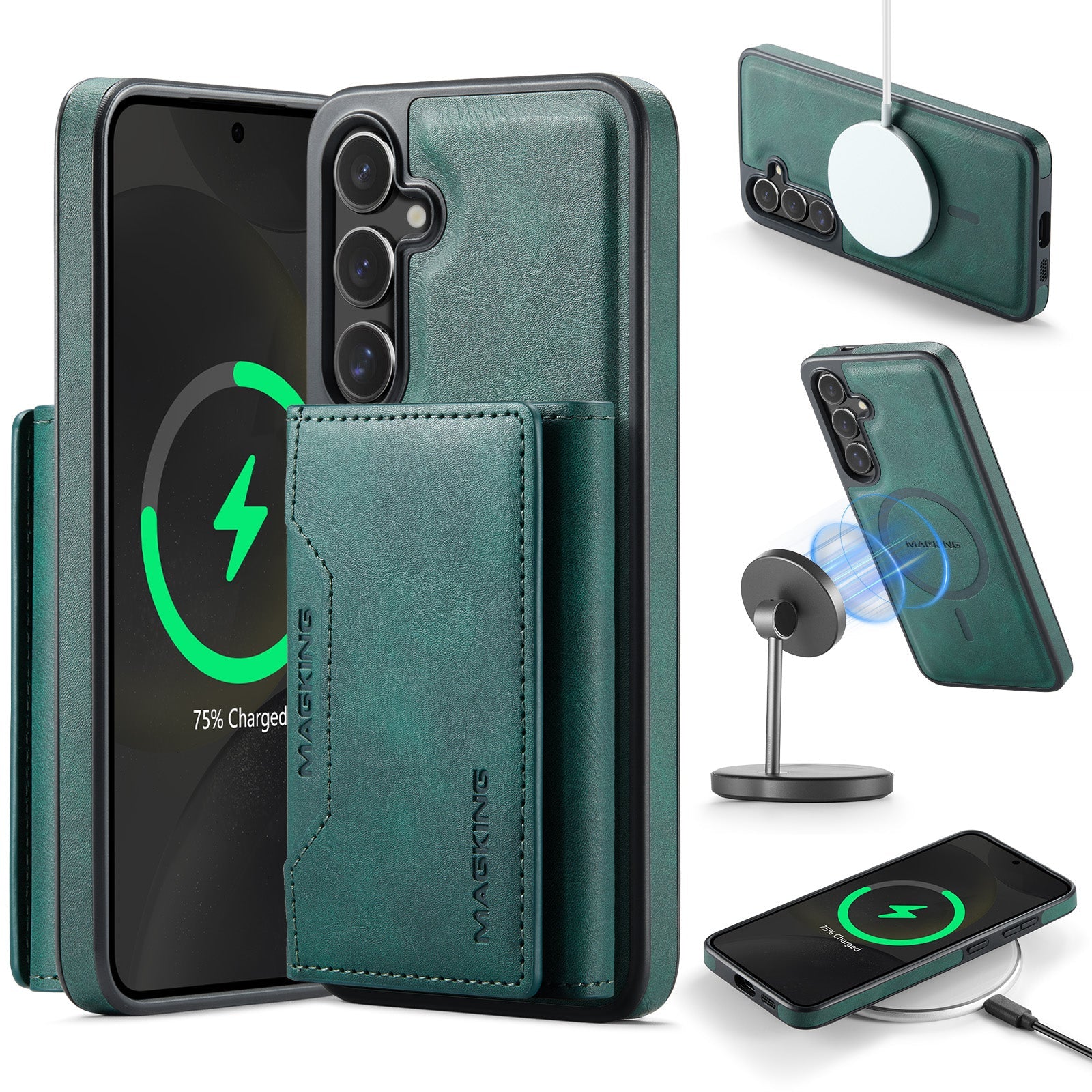 Galaxy S25 Magsafe Wallet [Green]