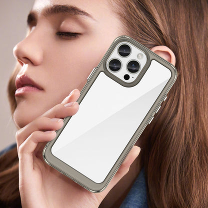 Iphone 16 Pro Max Soft Gel Case [Clear Grey]