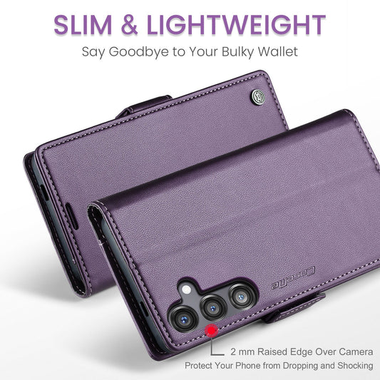 Samsung Galaxy S25Fe Pu Wallet Case [Purple]