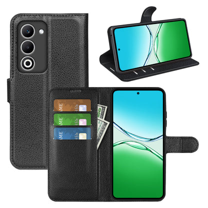 Oppo A5 4g / 5g Pu Wallet Case [Black]