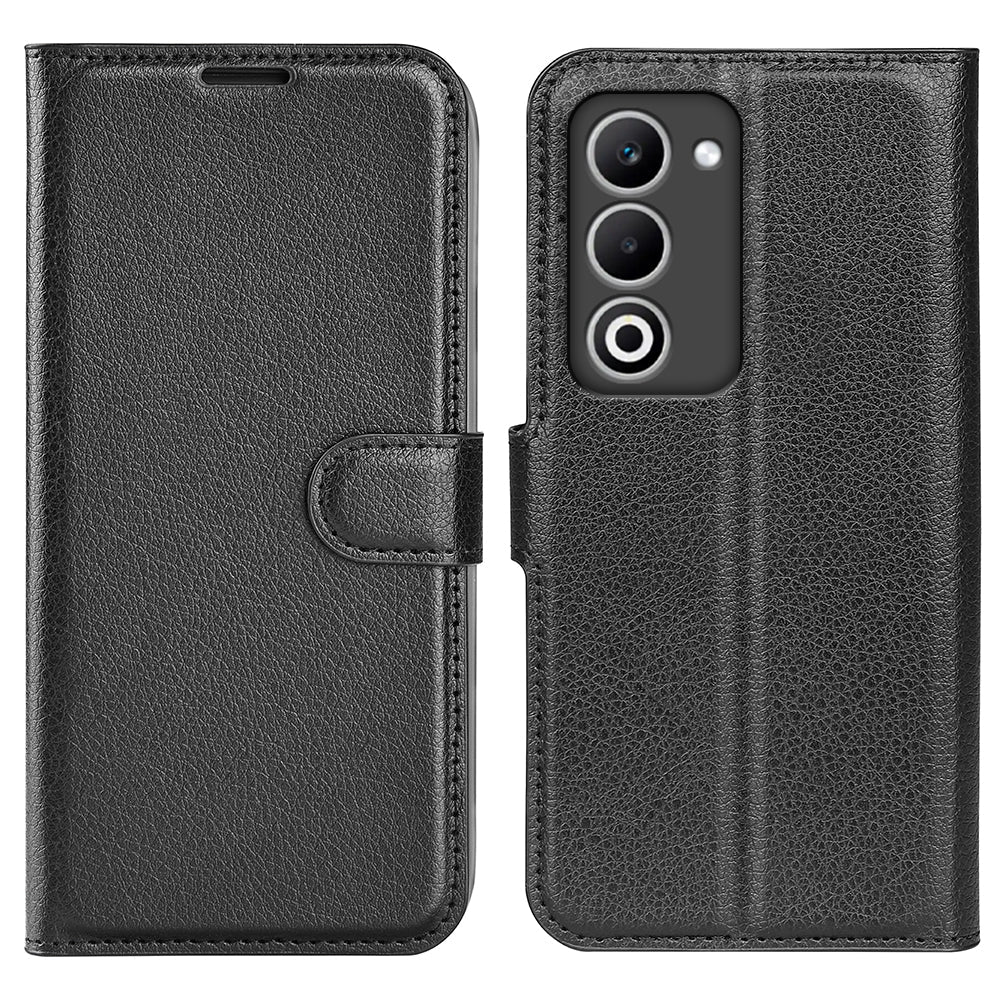 Oppo A5 4g / 5g Pu Wallet Case [Black]