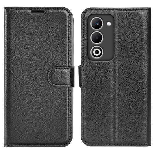 Oppo A5 4g / 5g Pu Wallet Case [Black]