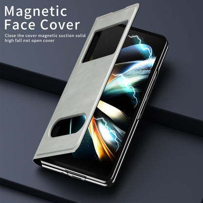 Samsung Galaxy Z Fold5 5G PU Leather Case Grey
