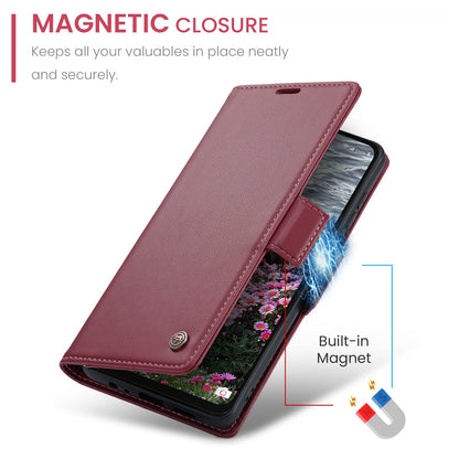 Samsung Galaxy A07 Pu Wallet Case [Maroon]