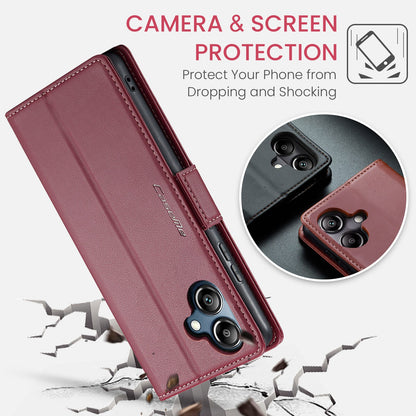 Samsung Galaxy A07 Pu Wallet Case [Maroon]