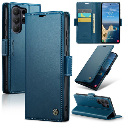 Galaxy S26 Ultra Pu Wallet Case [Navy]