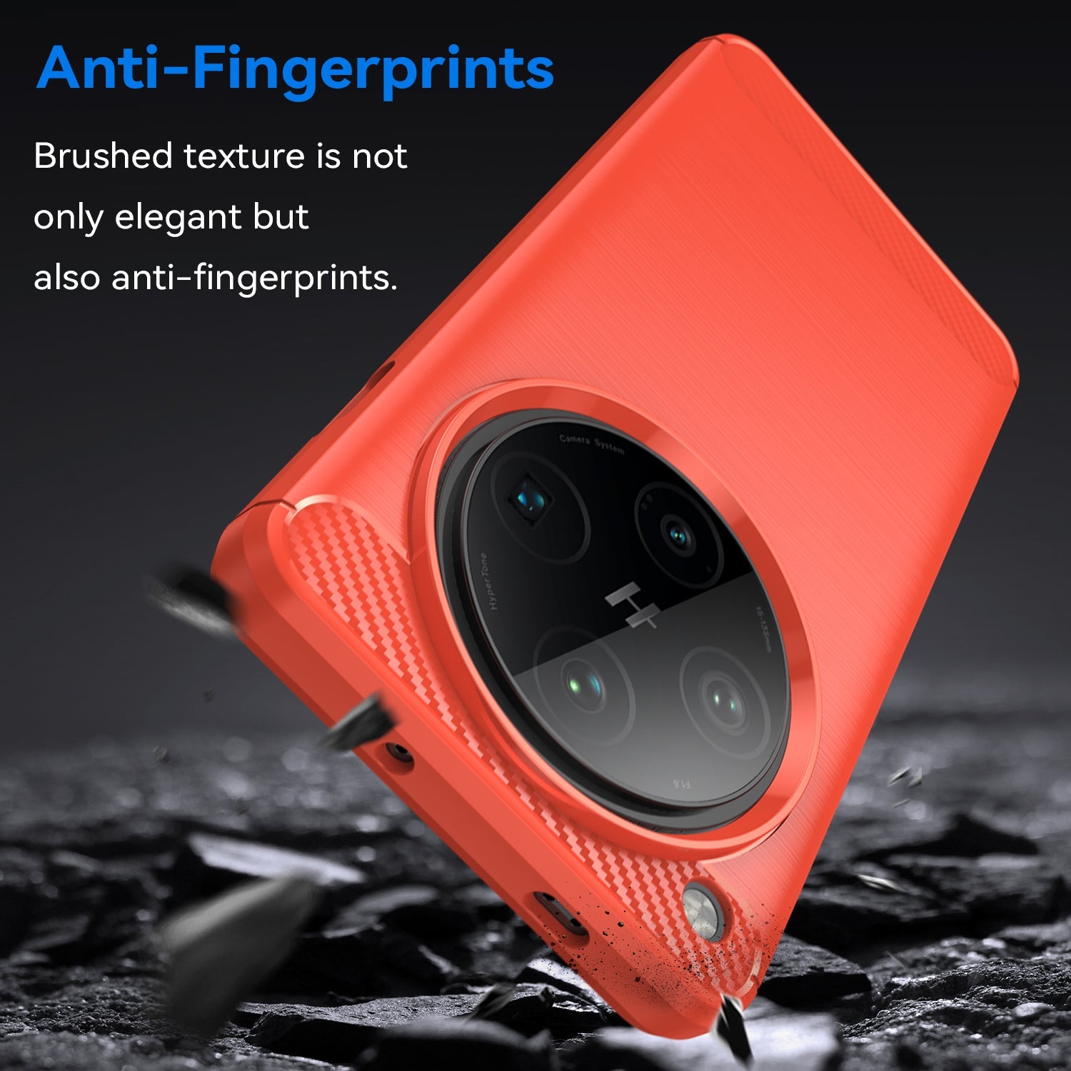 Oppo Find X8 Pro Carbon Fibre Case [Red]