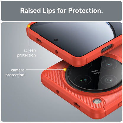 Oppo Find X8 Pro Carbon Fibre Case [Red]