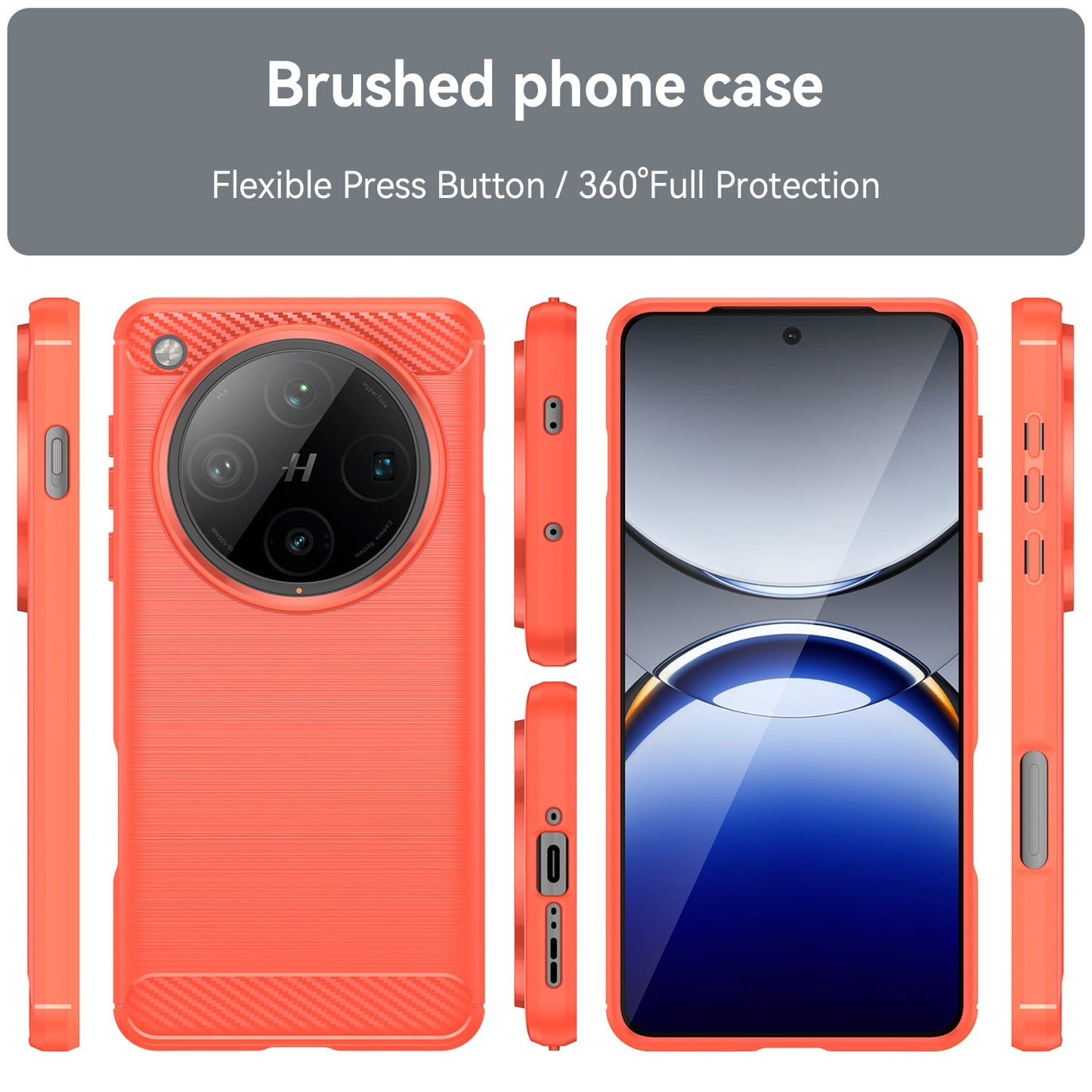 Oppo Find X8 Pro Carbon Fibre Case [Red]