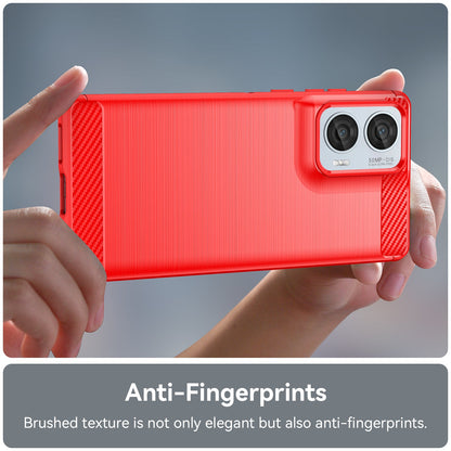 Moto Edge 50 Fusion Carbon Fibre Case [Red]