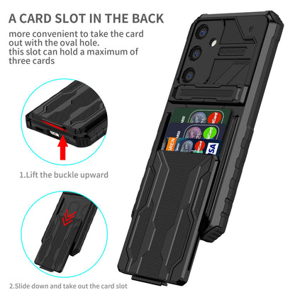 Galaxy S25 Plus Kickstand Heavy Duty Case [Black]