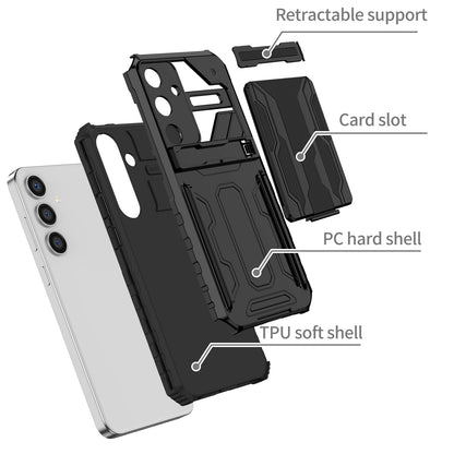 Galaxy S25 Plus Kickstand Heavy Duty Case [Black]