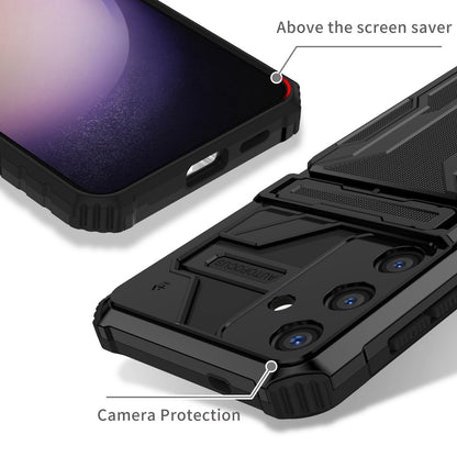 Galaxy S25 Plus Kickstand Heavy Duty Case [Black]