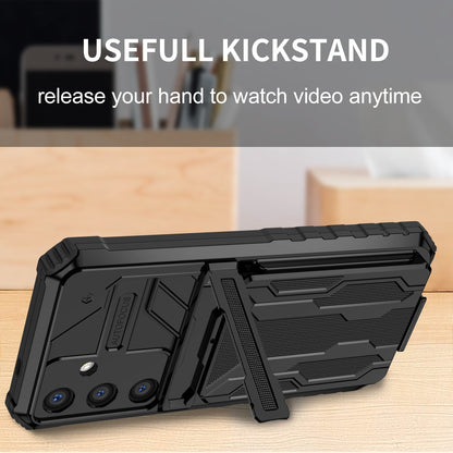 Galaxy S25 Plus Kickstand Heavy Duty Case [Black]
