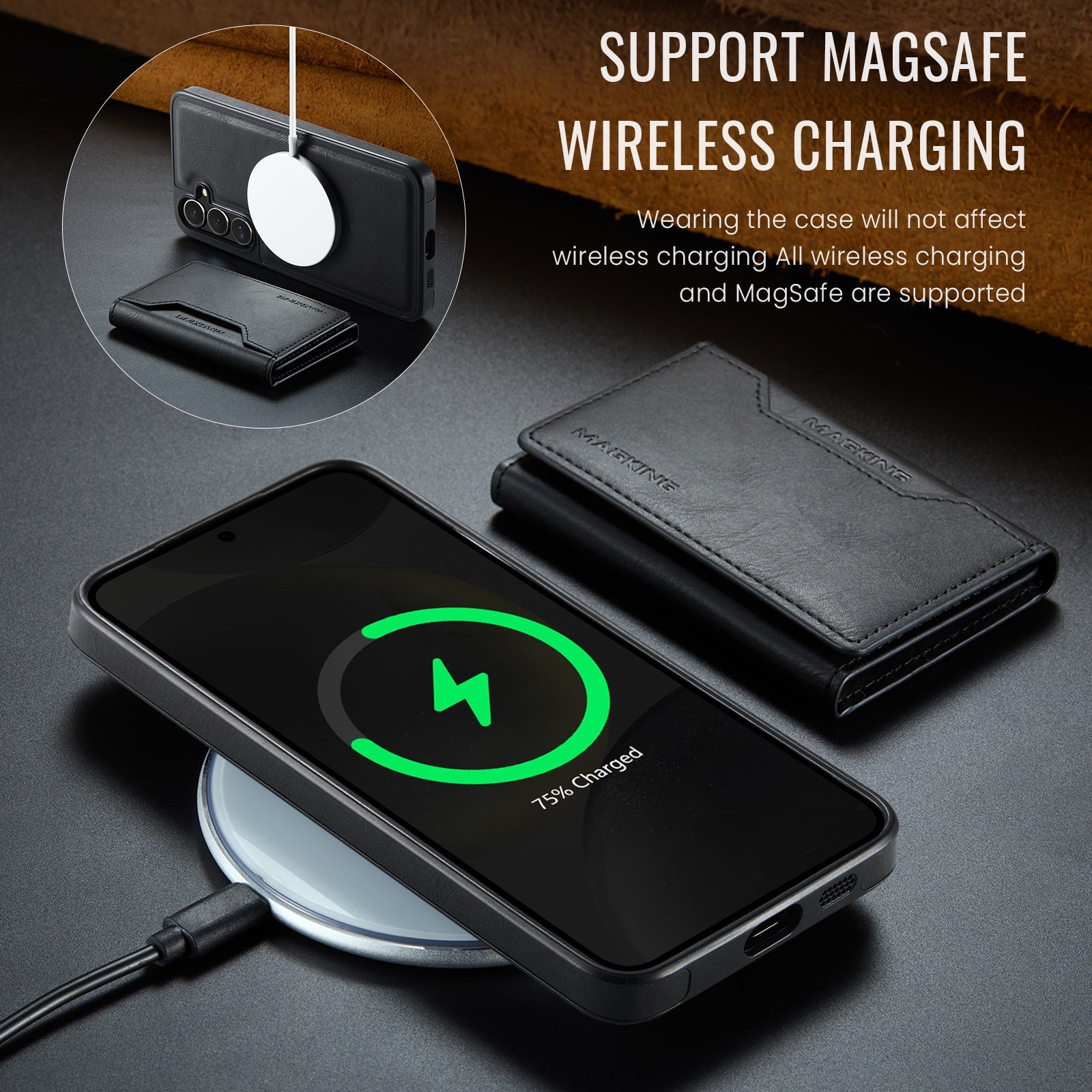 Galaxy S26 Magsafe Wallet [Black]