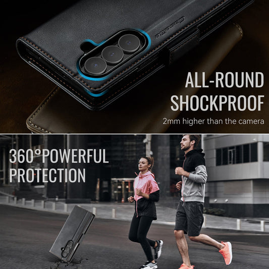 Galaxy Z Fold 7 Pu Wallet Case [Black]