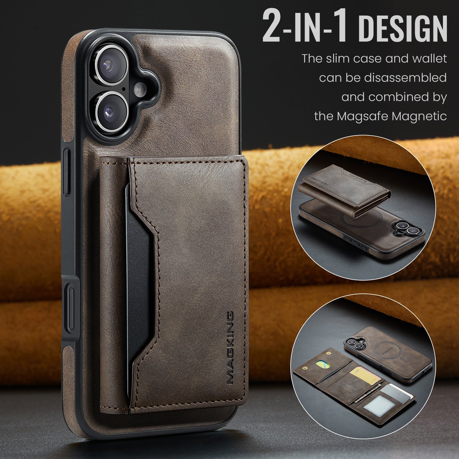 Iphone 16 Magsafe Wallet [Coffee]