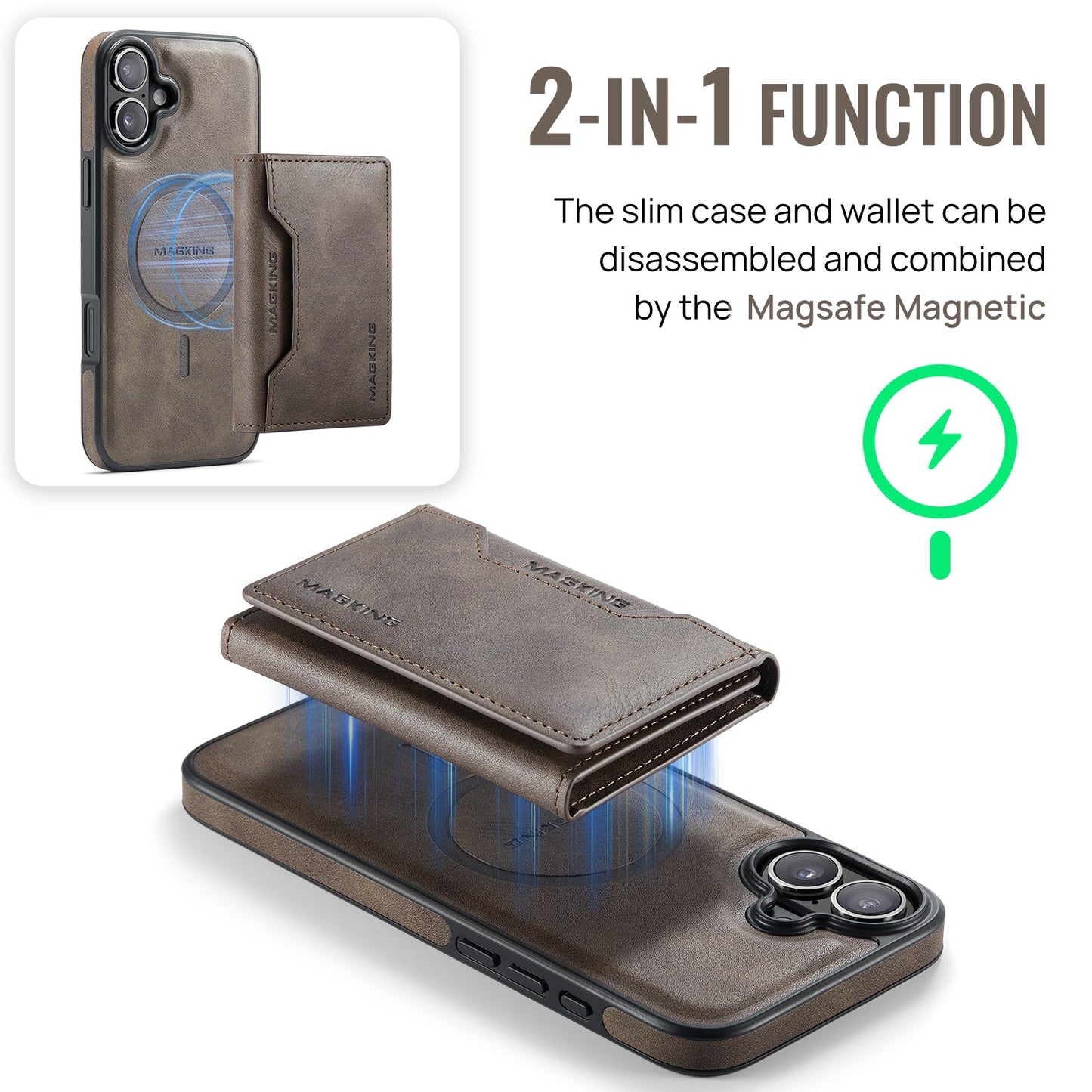 Iphone 16 Magsafe Wallet [Coffee]