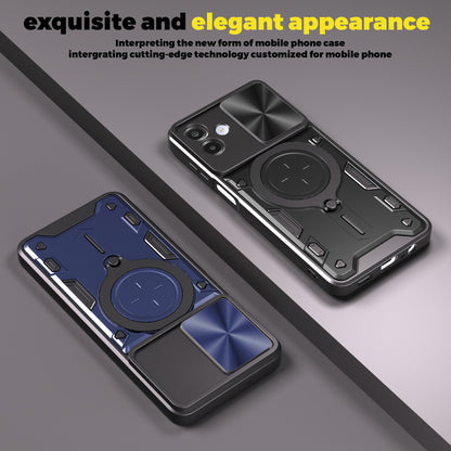 Galaxy A07 Ring Kickstand Case [Rose Gold]