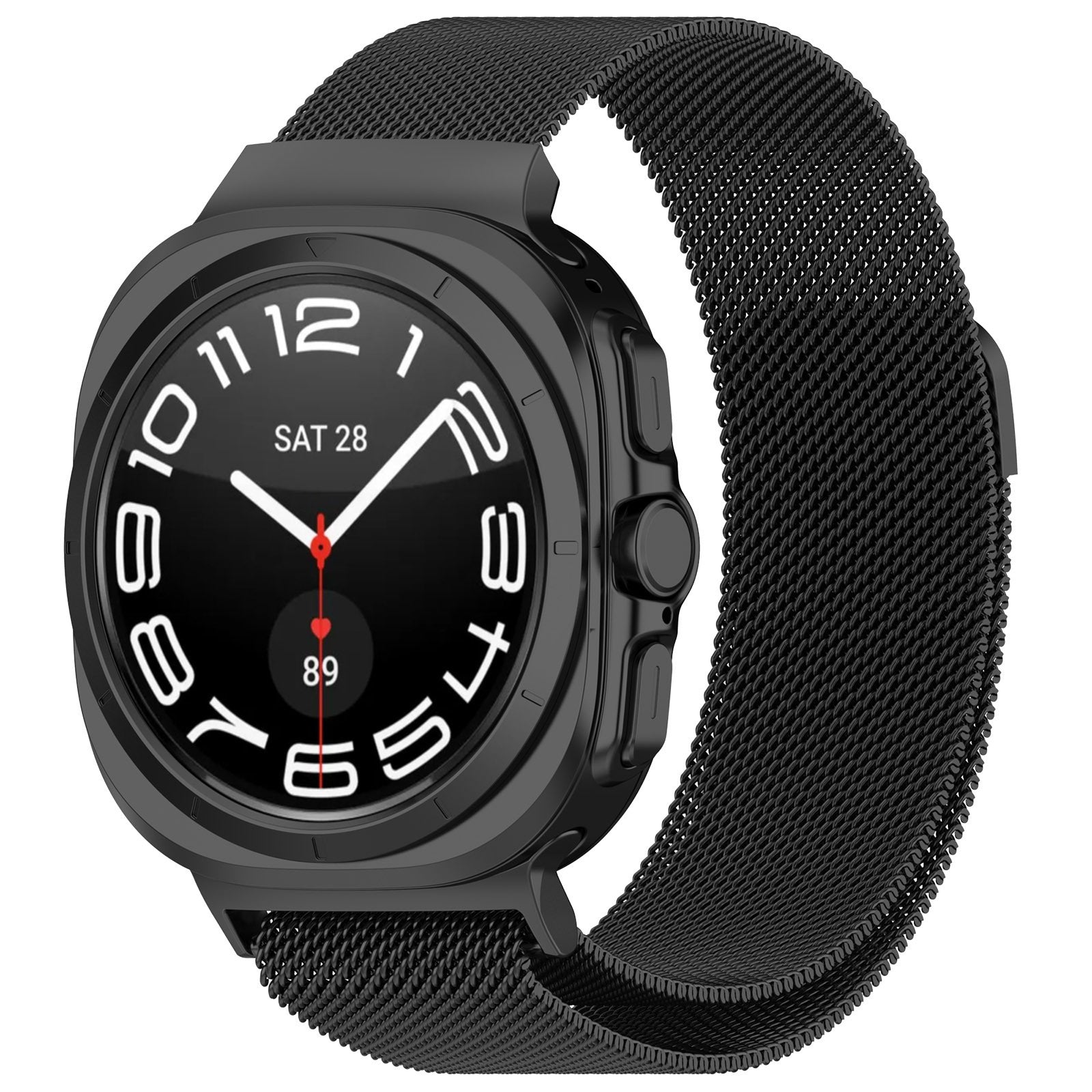 Samsung Galaxy Watch Ultra 47Mm Milanese Loop Strap [Black]