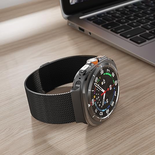 Samsung Galaxy Watch Ultra 47Mm Milanese Loop Strap [Black]