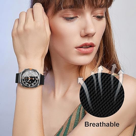 Samsung Galaxy Watch Ultra 47Mm Milanese Loop Strap [Black]